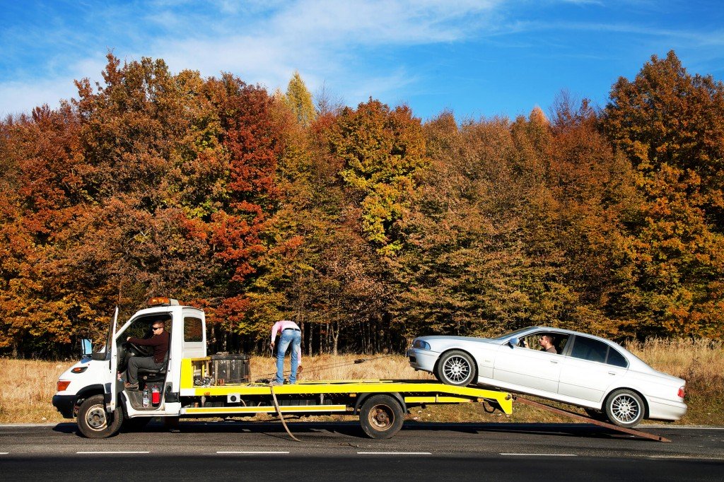 正确地拖车